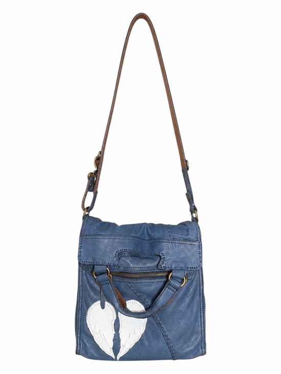 Lucky Brand Handbags - Lucky Brand Abbey Road “Memory” Crossbody Messenger Bag with Angel Wing Appliqué